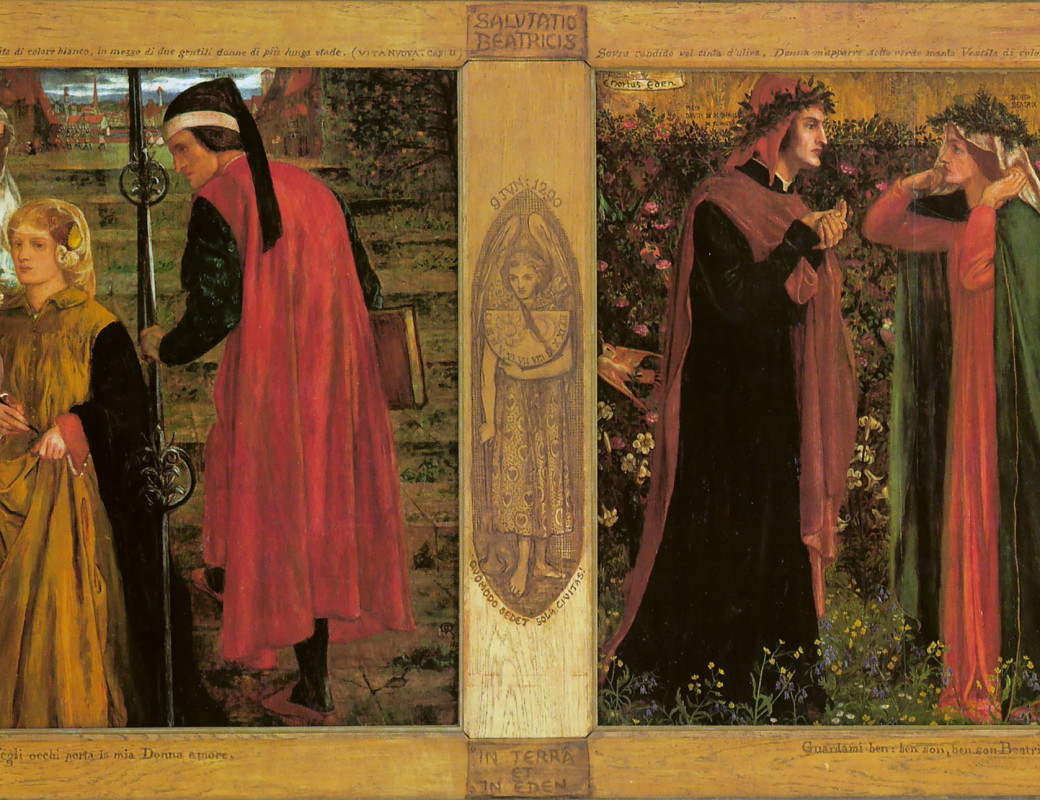 Dante Gabriel Rossetti - Salutation of Beatrice 