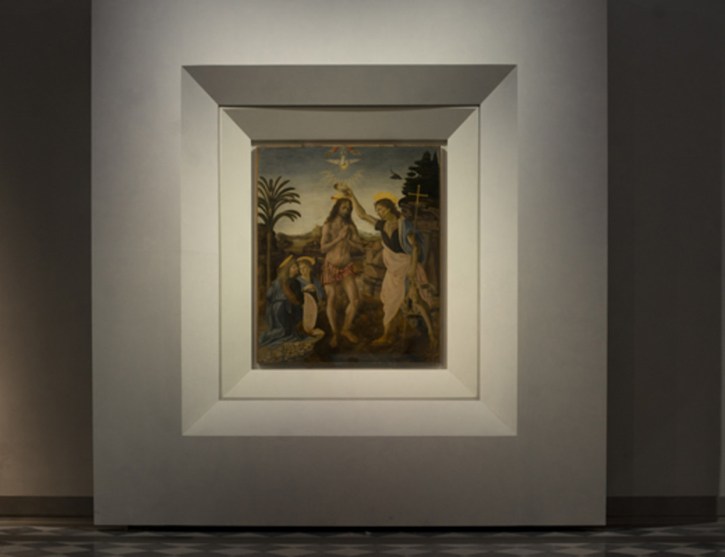 Battesimo del Cristo, Andrea del Verrocchio, Leonardo da Vinci