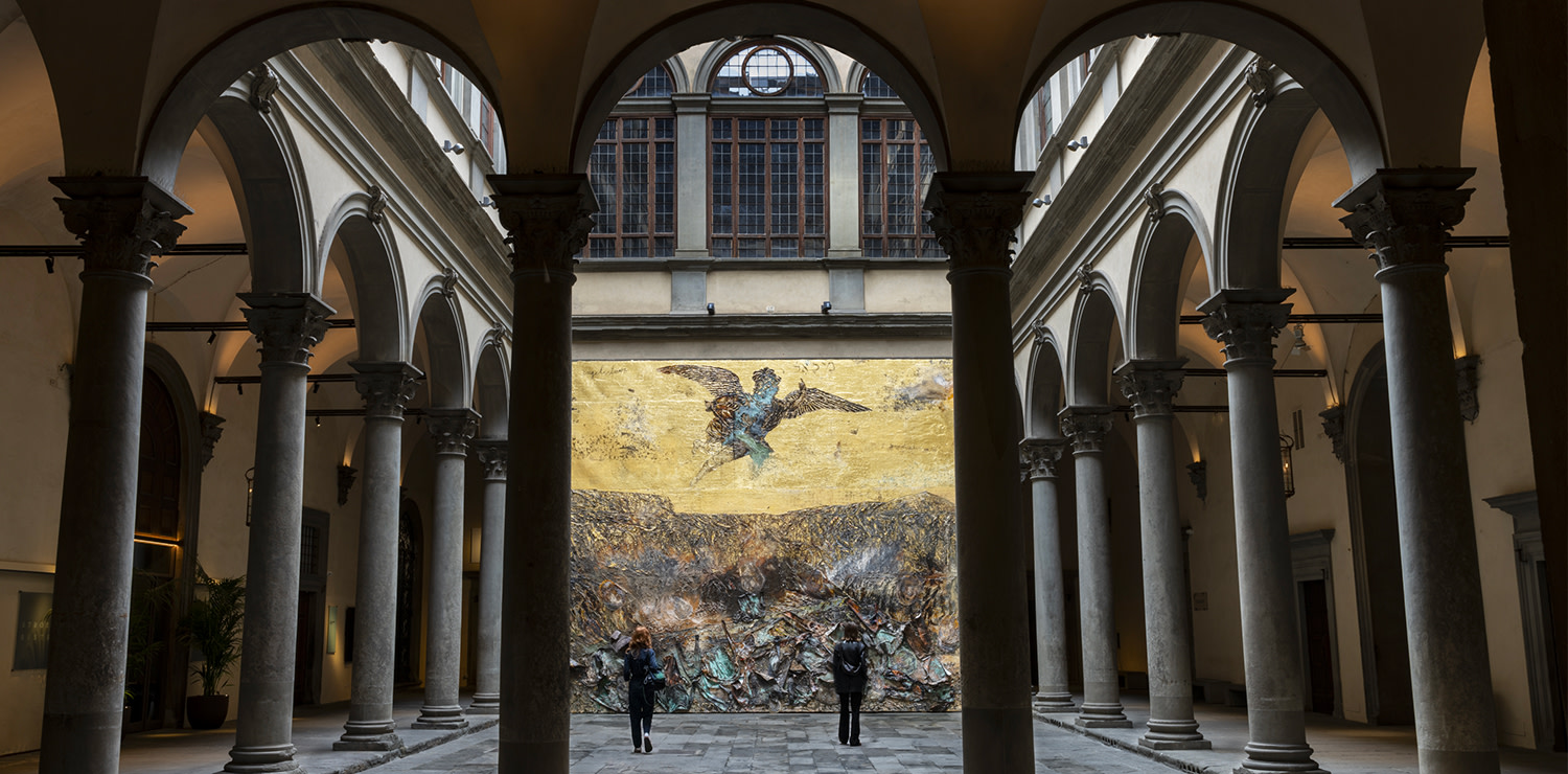 Anselm Kiefer. Angeli caduti, Palazzo Strozzi, Firenze, 2024. Photo Ela Bialkowska, OKNO studio