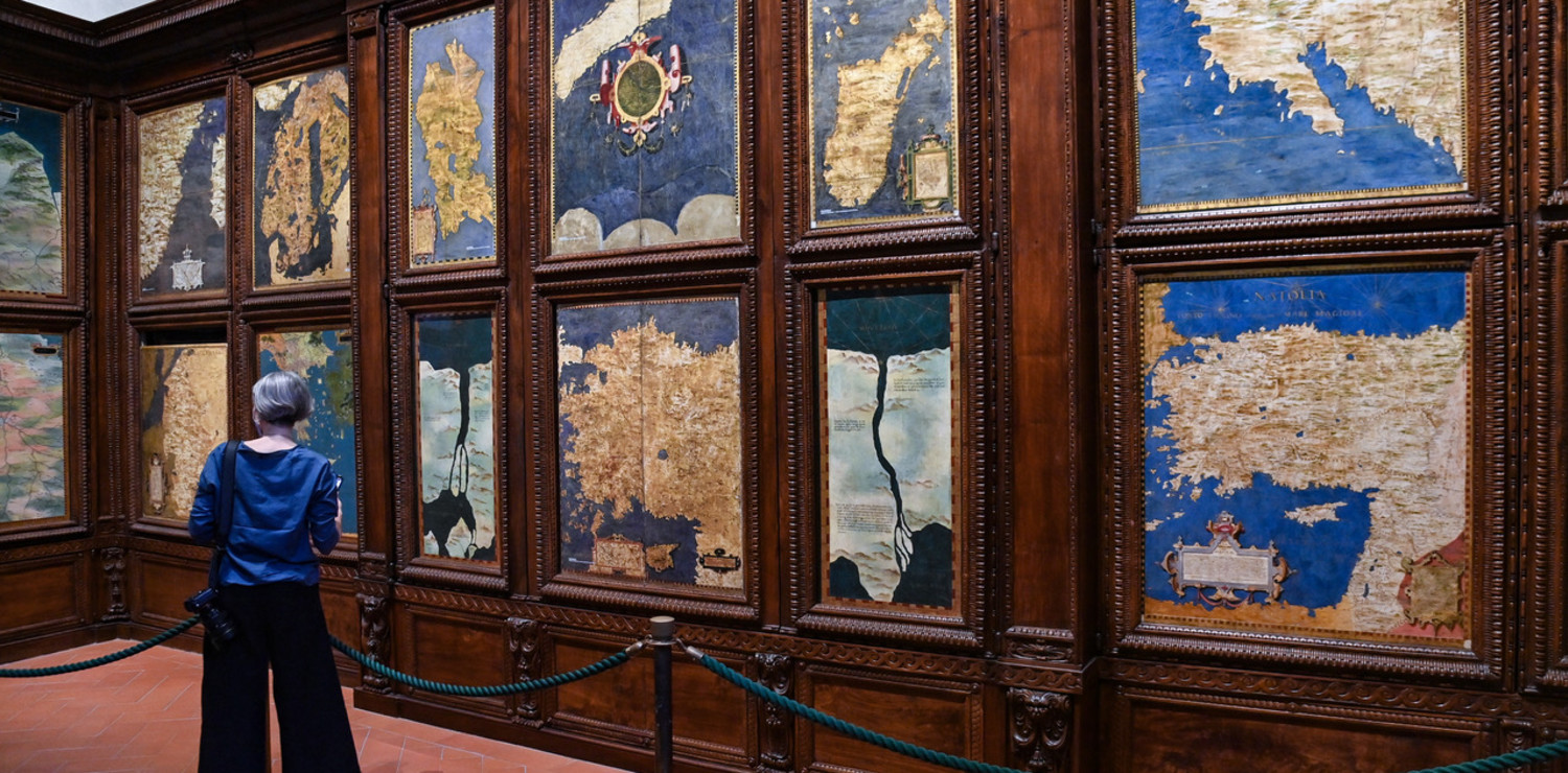 La Sala delle Carte Geografiche a Palazzo Vecchio