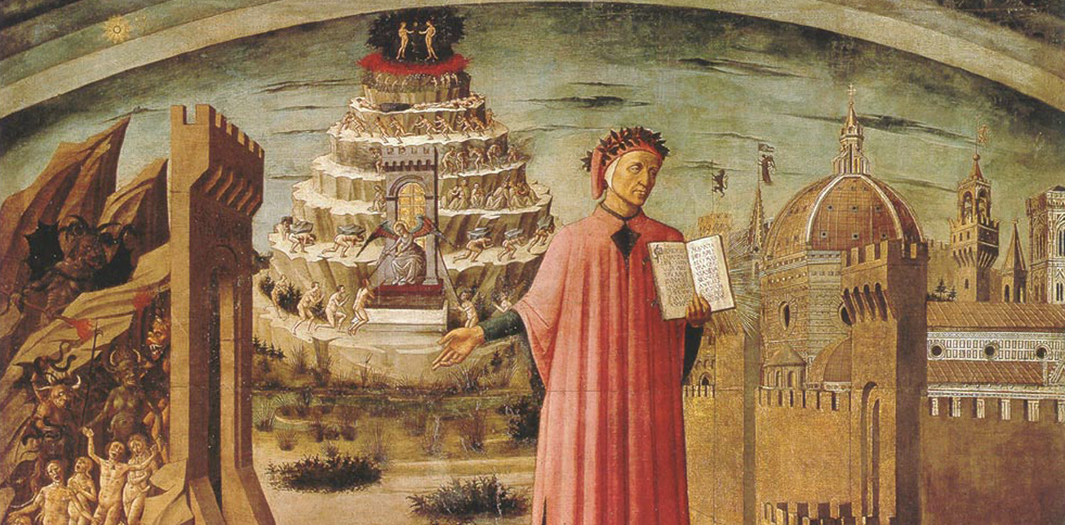 La Divina Commedia in una illustrazione di Botticelli