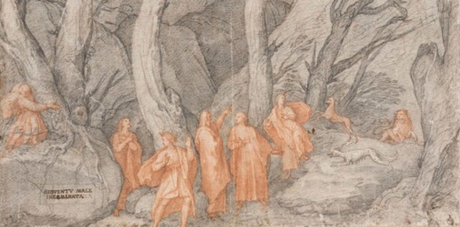 Divine Comedy - Uffizi Gallery - Inferno Dark Forest