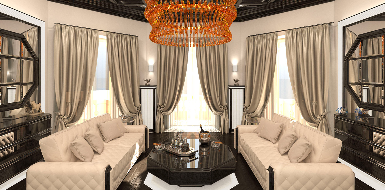 The presidential suite by Stefano Ricci, Hotel Principe Di Piemonte 