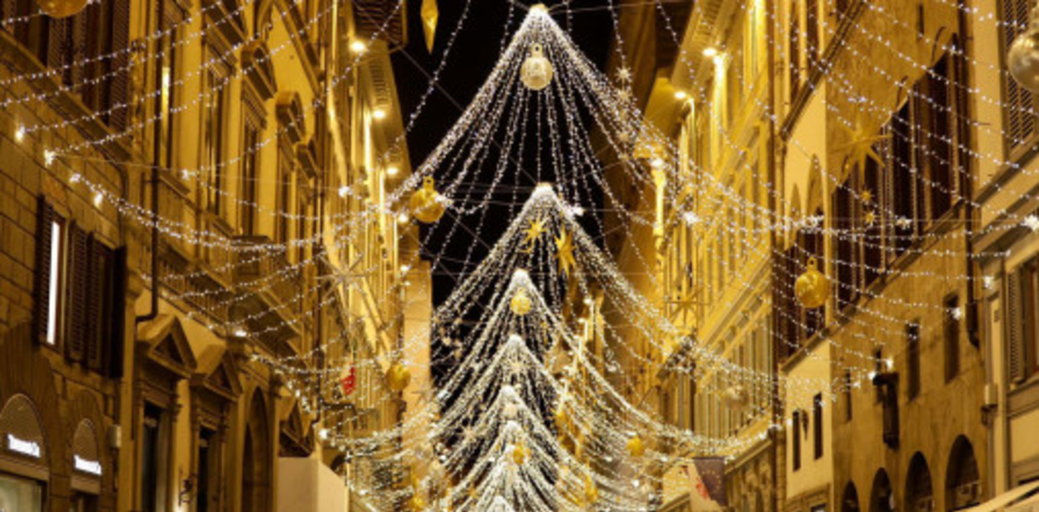Christmas lights via de' Tornabuoni 2020