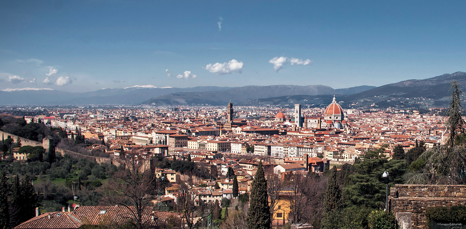 La spettacolare vista di Firenze da San Miniato