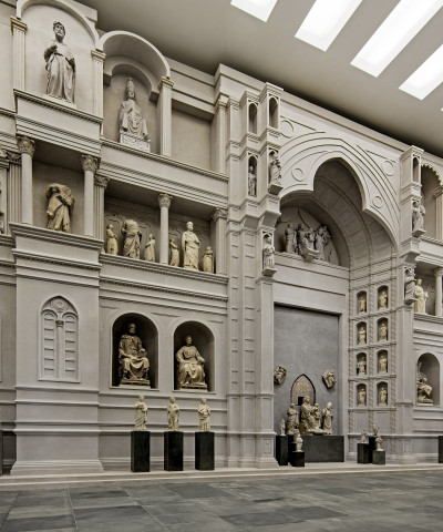 Modello dell'antica facciata del Duomo di Firenze di Arnolfo di Cambio, Museo dell'Opera del duomo, foto Antonio Quattrone