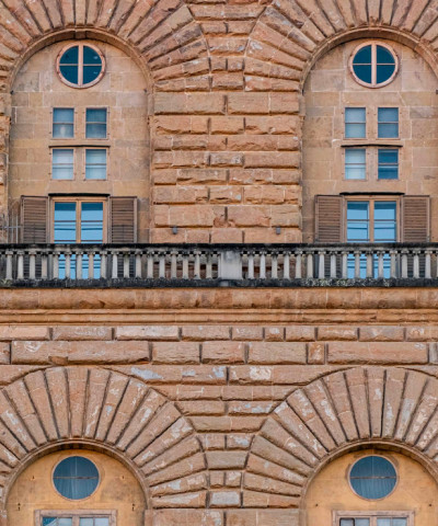 The Palazzo Pitti windows