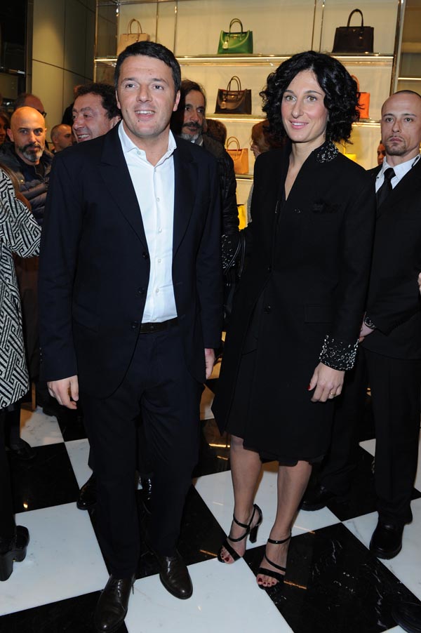  Matteo Renzi and Agnese Landini 