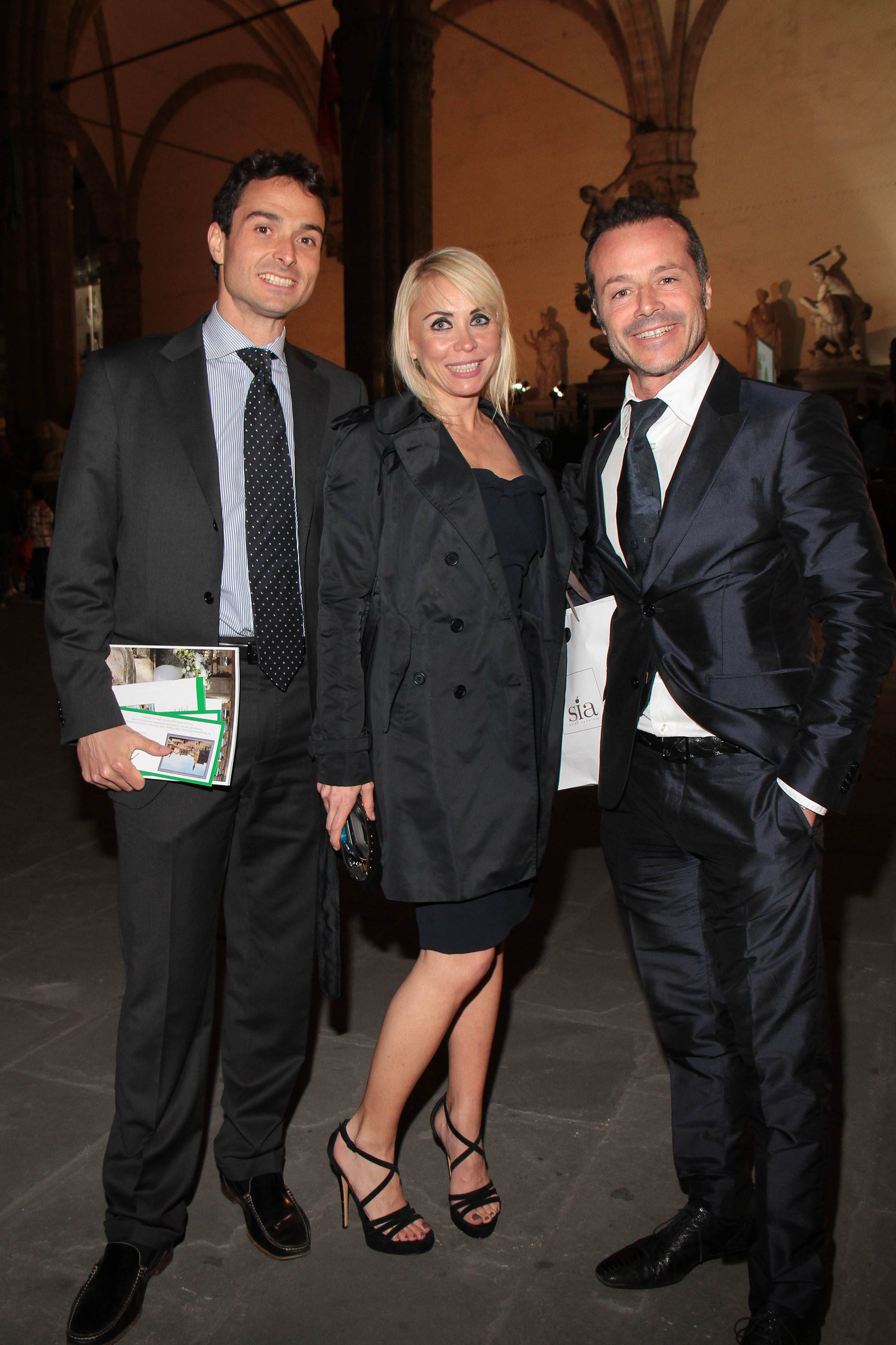 PRESSPHOTO Firenze, Loggia dei Lanzi, asta benefica per ANT organizzata da Farsetti. Nella foto Stefano Giannini, Pia Moccia, Lorenzo Bruschettini
Giuseppe Cabras/New Press Photo