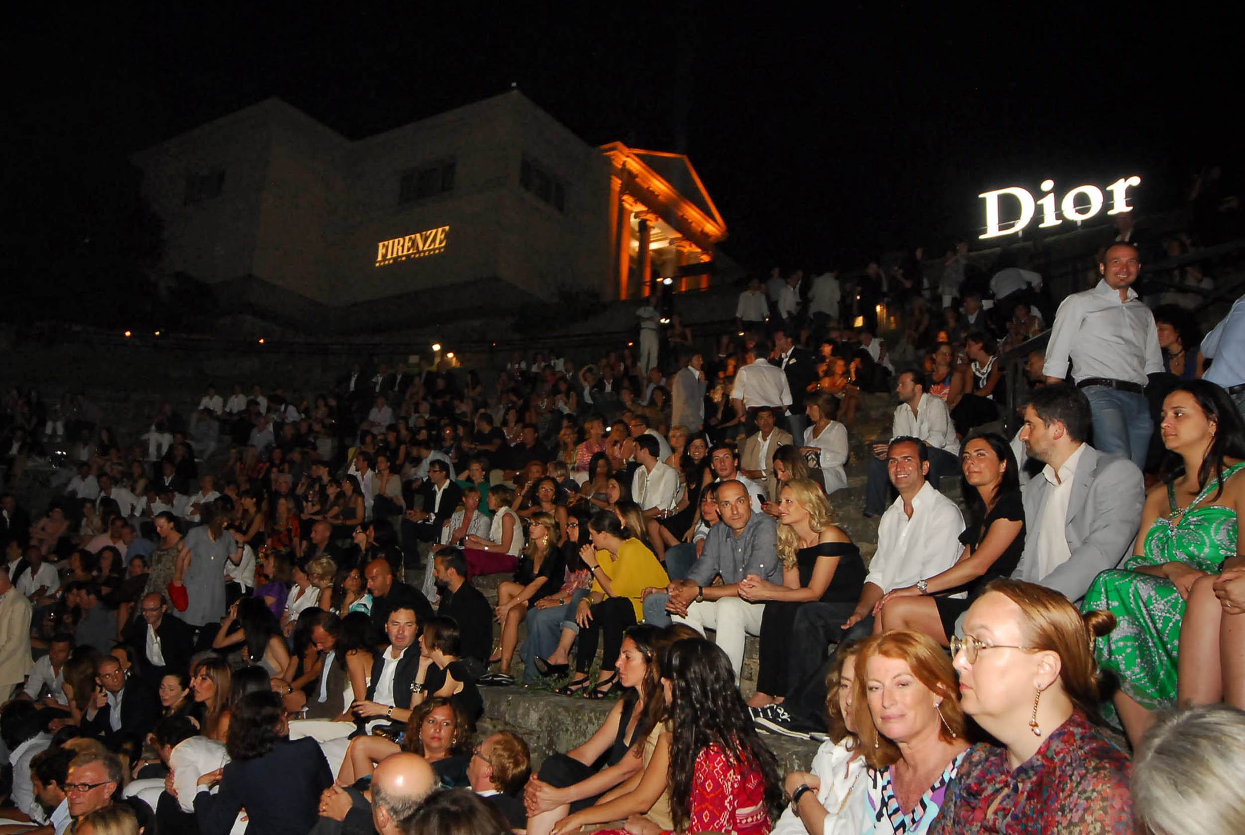 PRESSPHOTO  Firenze, evento Dior al teatro romano di Fiesole. Nella foto 