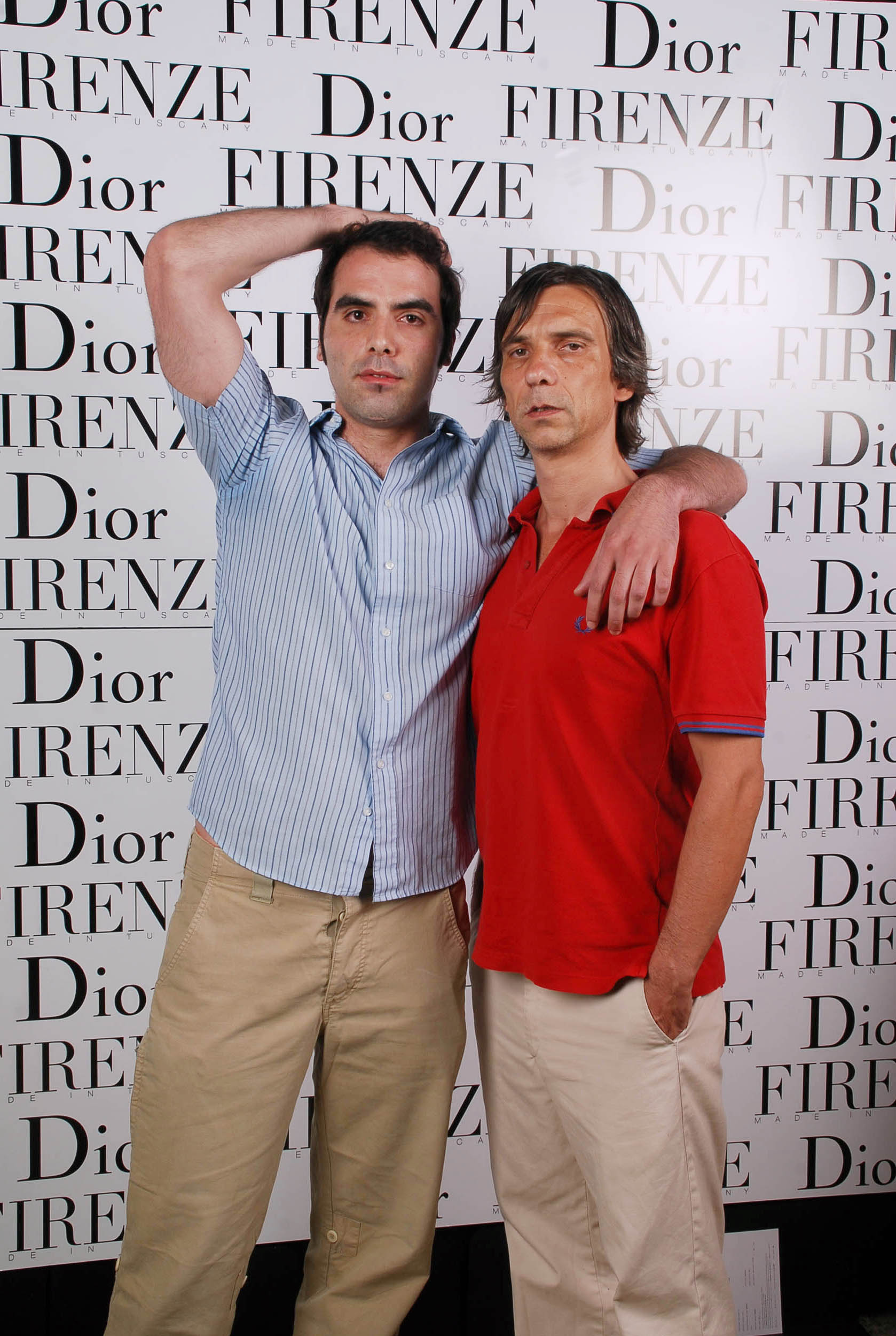 PRESSPHOTO  Firenze, evento Dior al teatro romano di Fiesole. Nella foto Francesco Terrani e Riccardo Hamrin