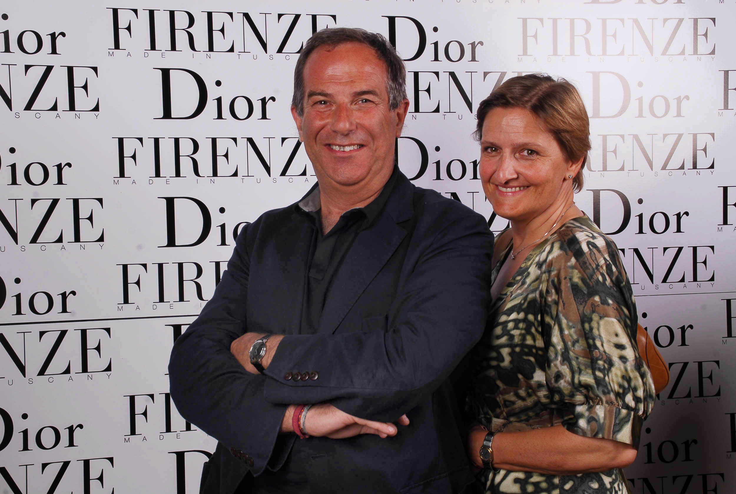 PRESSPHOTO  Firenze, evento Dior al teatro romano di Fiesole. Nella foto Alessandro e Silvia Grassi