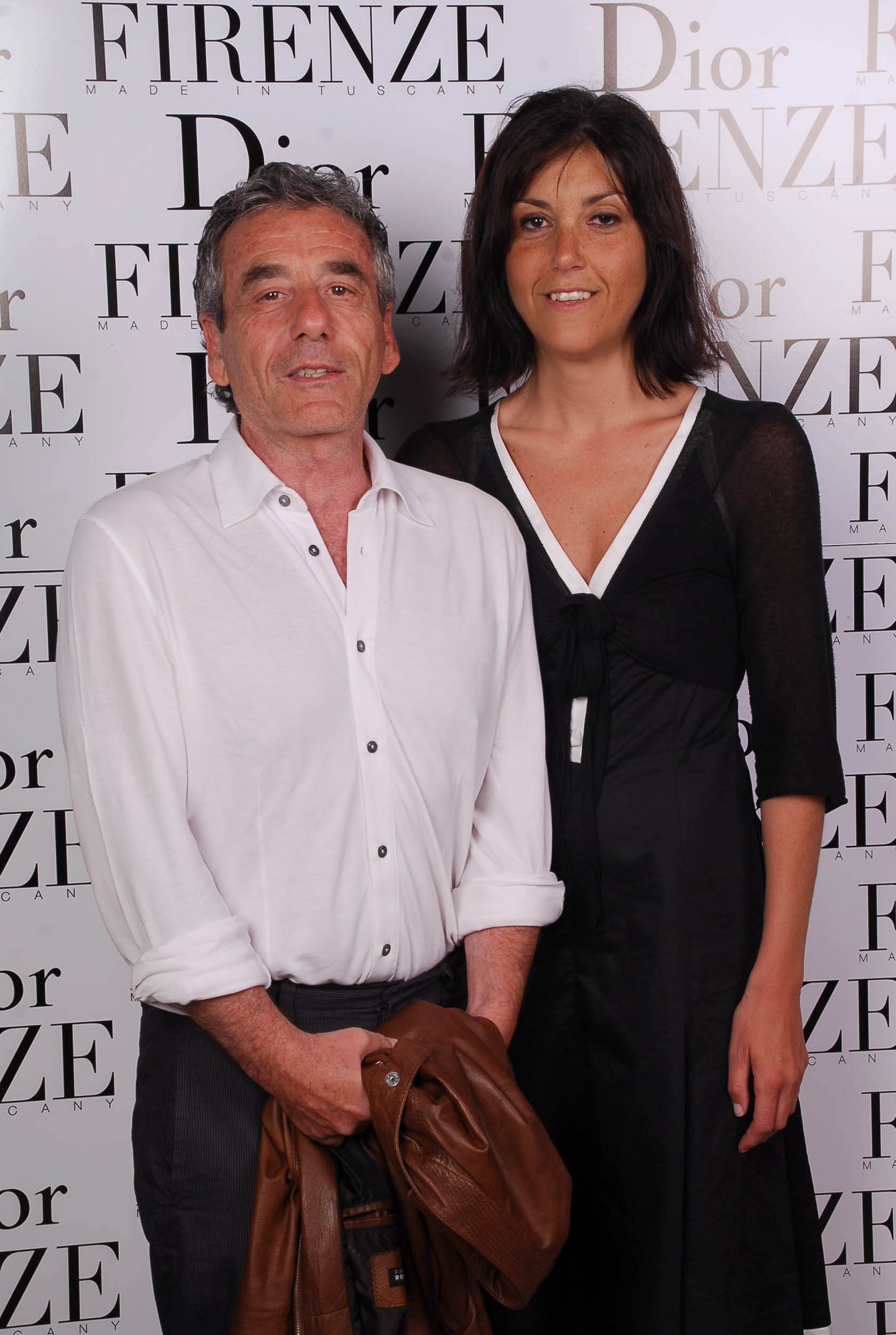 PRESSPHOTO  Firenze, evento Dior al teatro romano di Fiesole. Nella foto Francesca Parigi Bini e Luciano Aiazzi