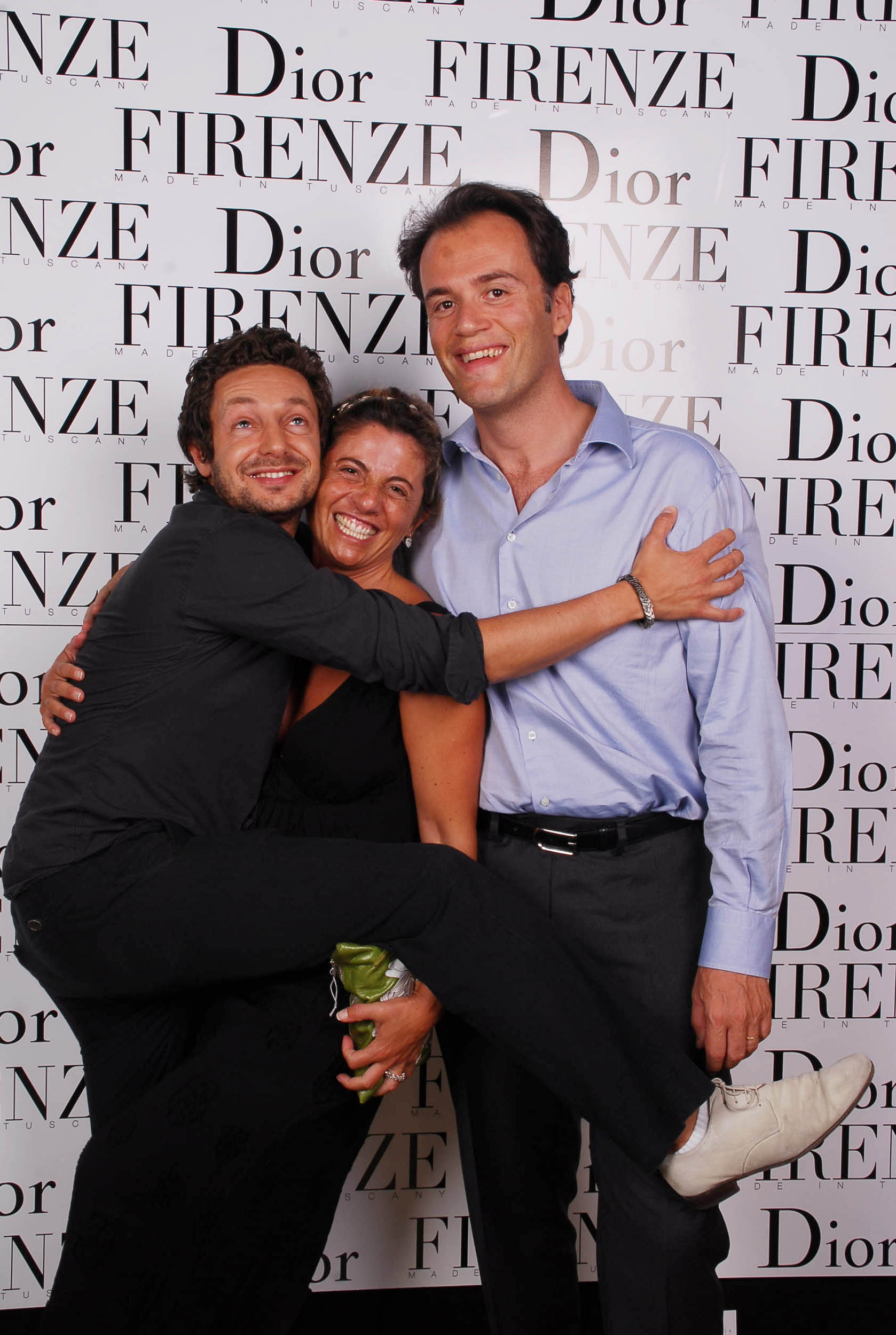 PRESSPHOTO  Firenze, evento Dior al teatro romano di Fiesole. Nella foto David Panbiancom Monica Sarti e Michael Hadida