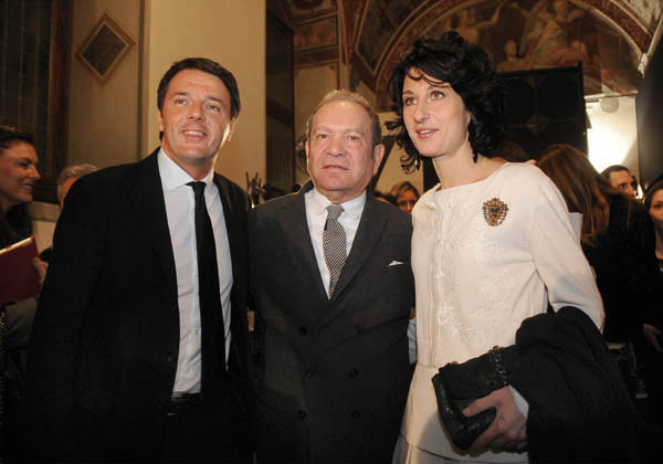 Matteo Renzi, Ermanno Scervino and Agnese Renzi