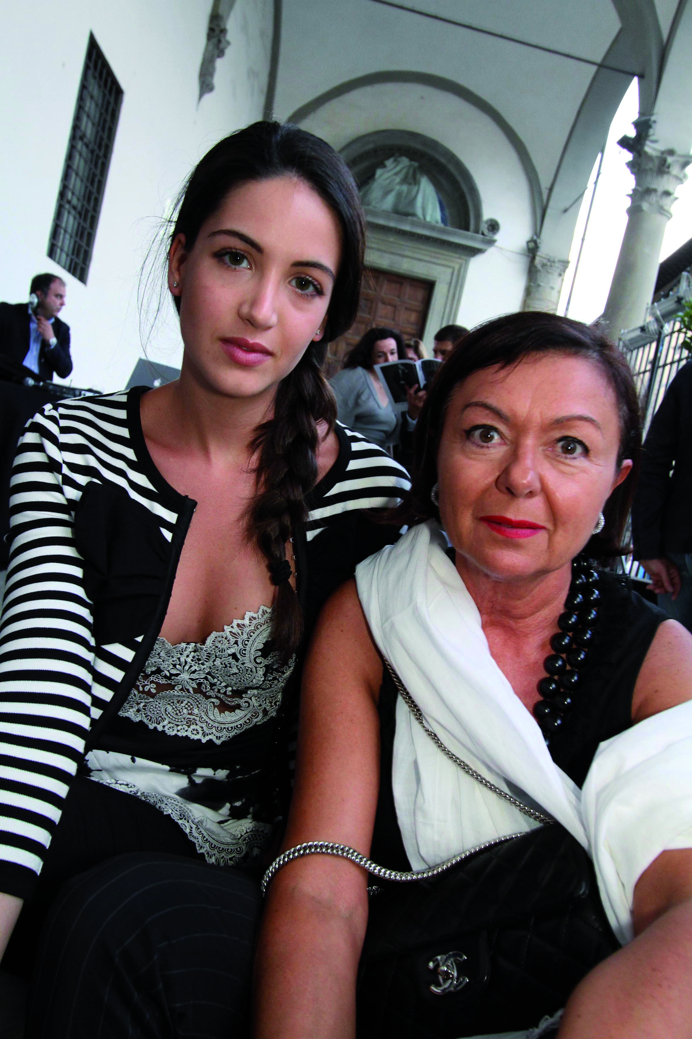 PRESSPHOTO Firenze, festa Firenze Magazine al museo Alinari. Nella foto Giulia Luchi e Renza Silvestri