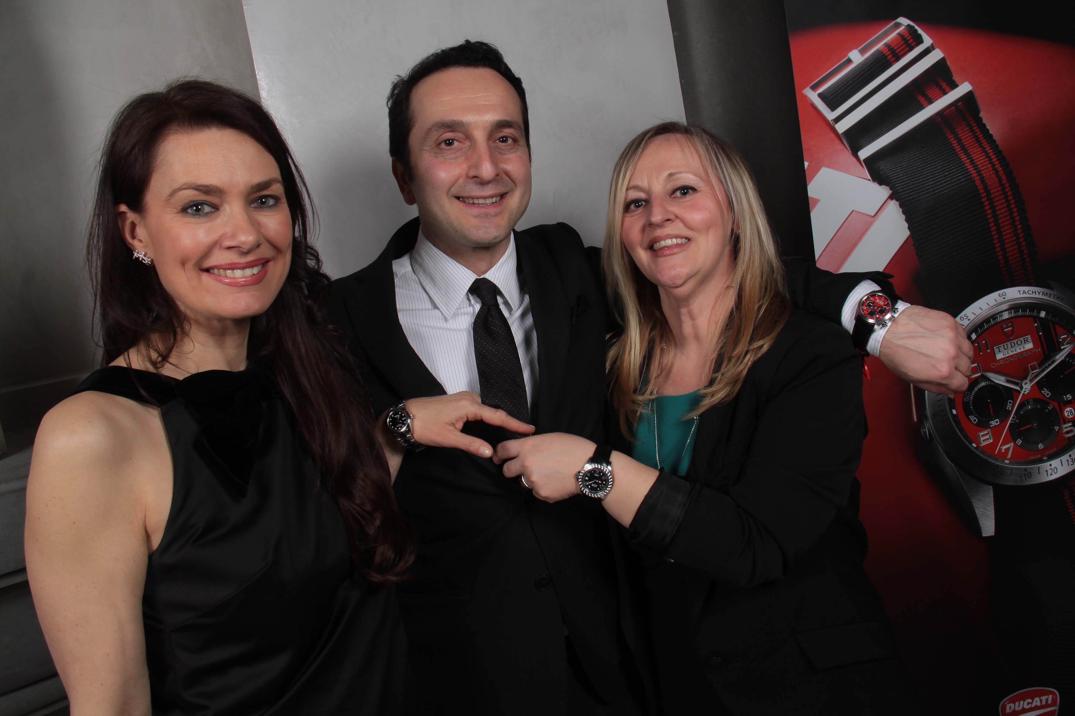 pressphoto-Firenze Serata per la presentazione della Rivista Firenze Made In Tuscany  son Tudor 
Judith Otto, Luigi Cori, Cinzia Fani 