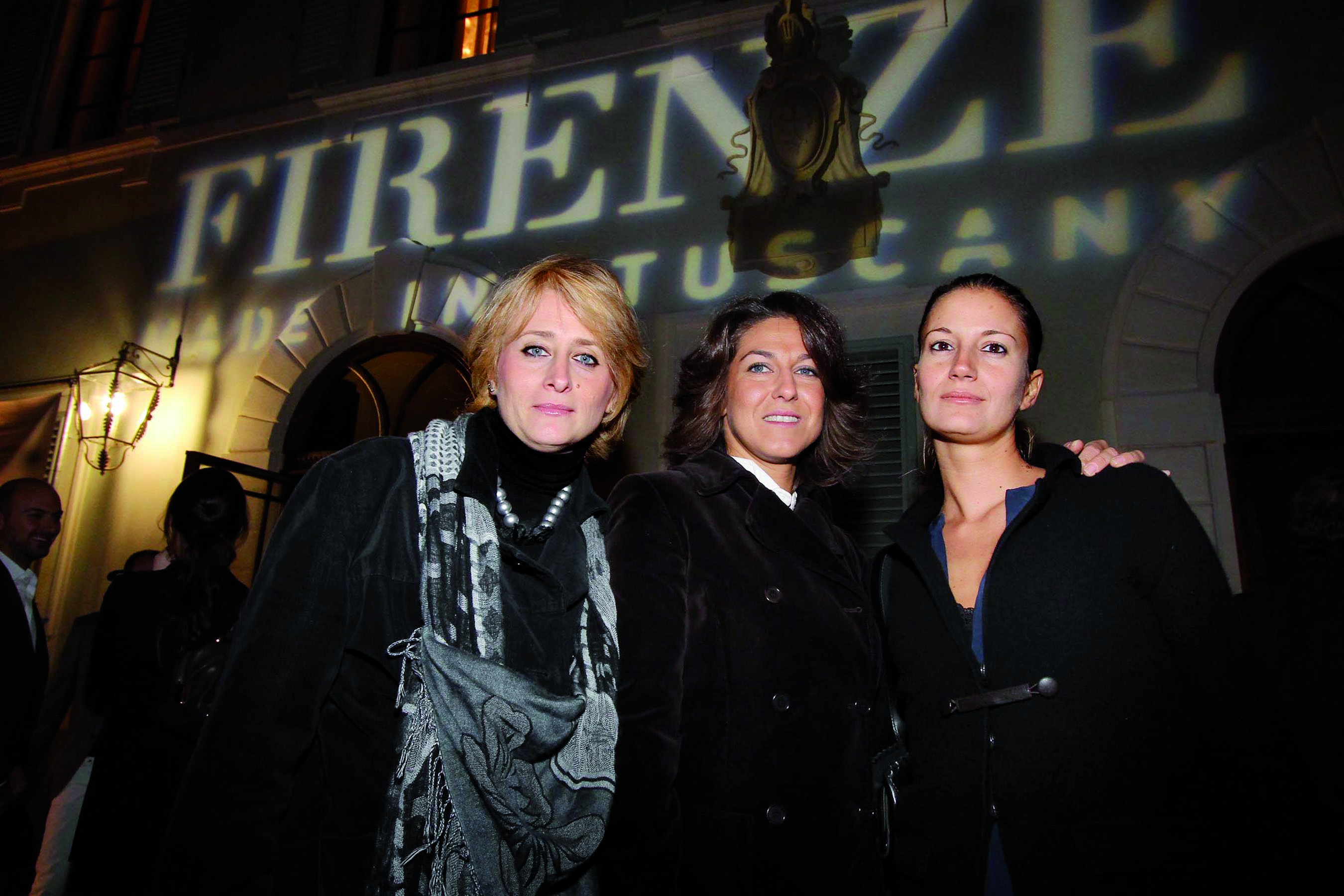 PRESSPHOTO Firenze, Festa Firenze Made in Tuscany a Villa Olmi. Nella foto Sandra Salvato, Gemma Magrini e Beba Trincherini