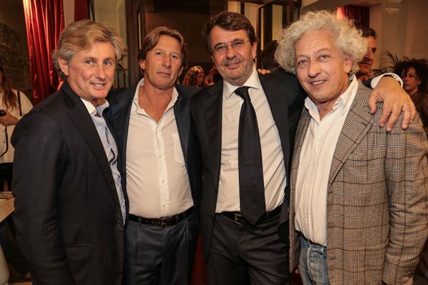 Daniele Pradè, Andrea Formigli Fendi, Marco Paolini and Roberto Nistri
