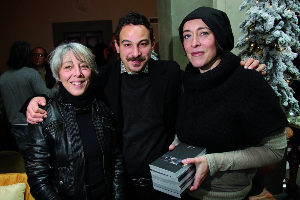 PRESSPHOTO Firenze Magazine, presentazione guida sugli artigiani della citt‡ al Four Seasons: Rita Rinaldi, Dario Garofalo e Maria Giannini