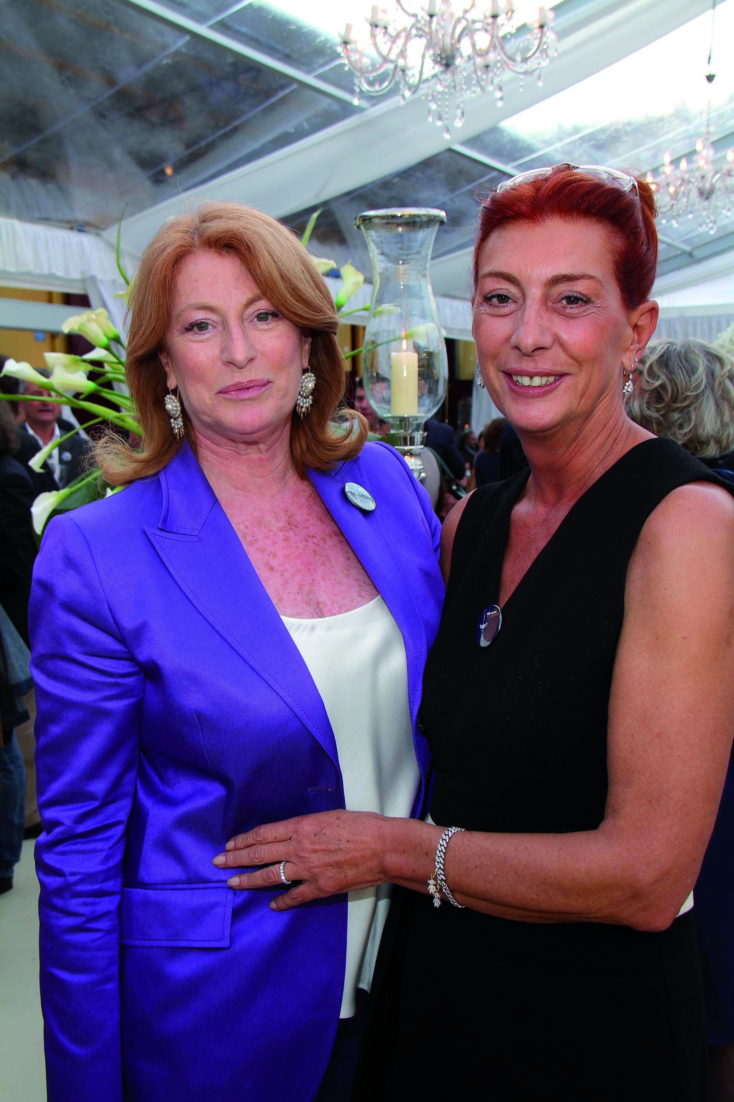 PRESSPHOTO. Firenze, festa Galateo e Uoll. Nella foto Simona Pelagotti e Elisabetta Rogai