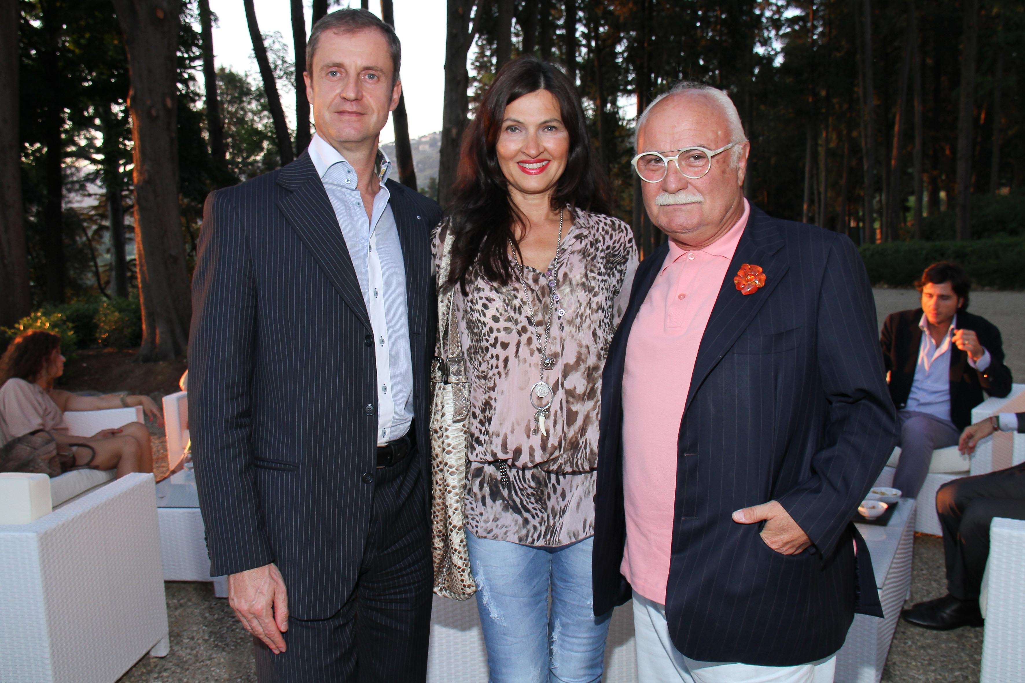 PRESSPHOTO Firenze, Salviatino, serata Giuliano Mazzuoli. Nella foto Gianni Mercatali con Eugenio Virgillito e signora