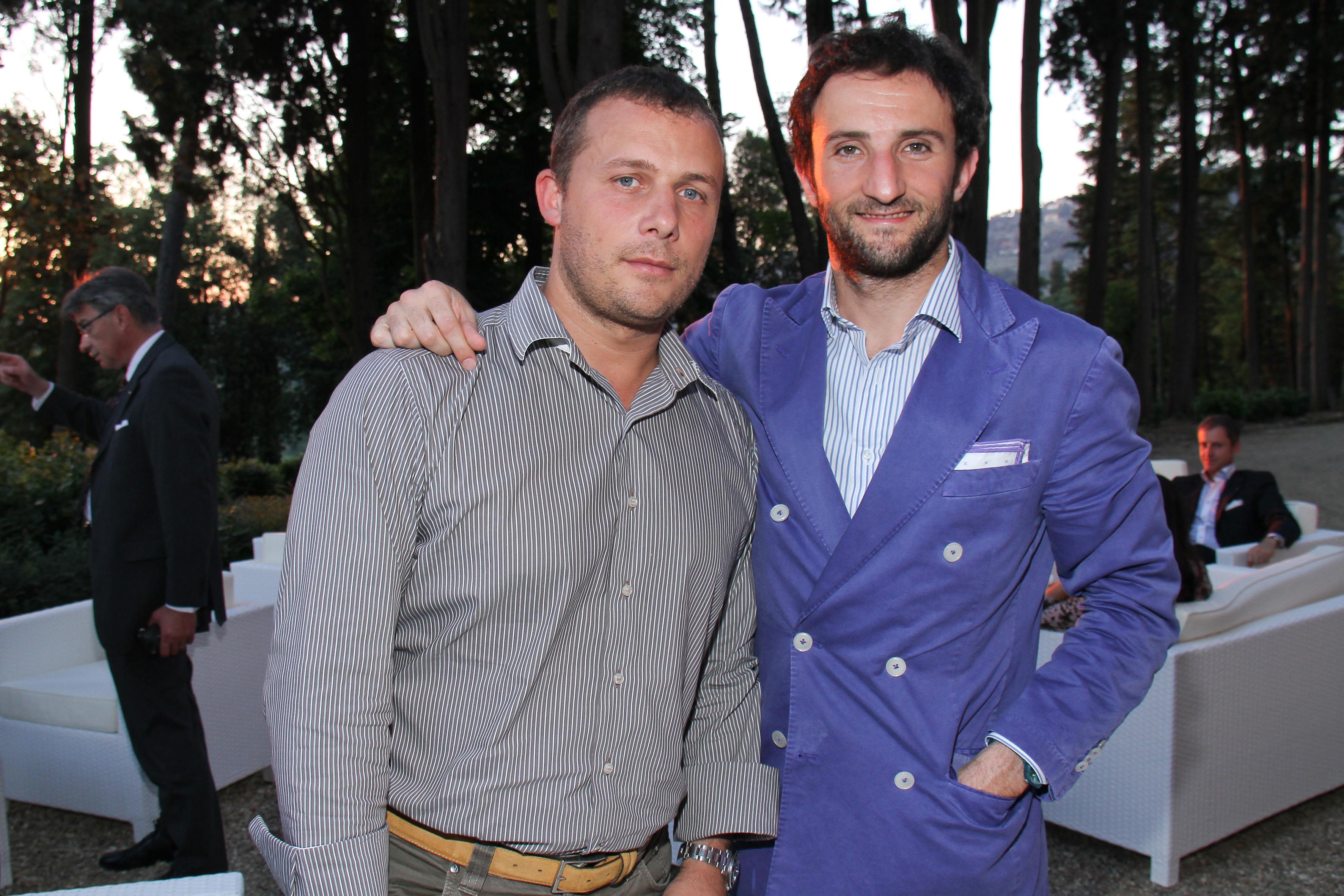 PRESSPHOTO Firenze, Salviatino, serata Giuliano Mazzuoli. Nella foto Lorenzo Fiorini e Lapo Bonechi