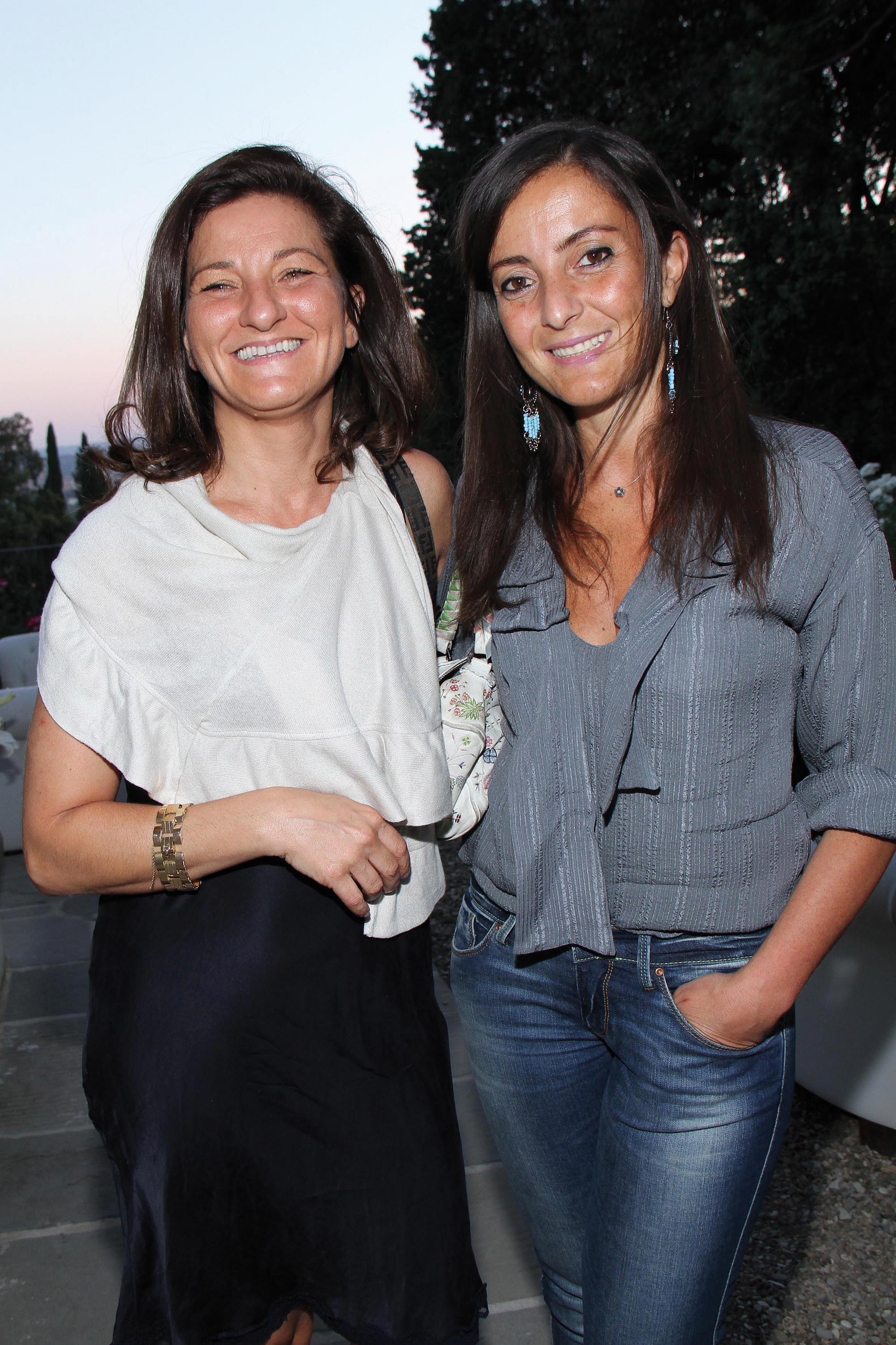 PRESSPHOTO Firenze, Salviatino, serata Giuliano Mazzuoli. Nella foto Cristina Leone e Cristiana Chiarugi