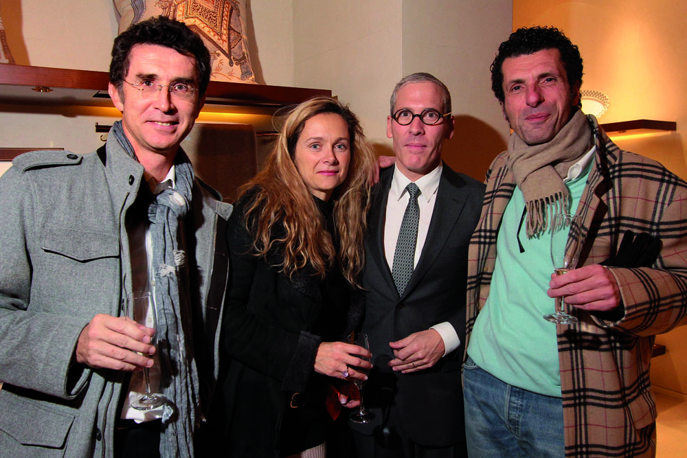 PRESSPHOTO. Firenze, Hermes. Nella foto Laurent e Barbara Tolza, Federico Giraldo e Philippe Labrasse
foto Giuseppe Cabras/New Press Photo