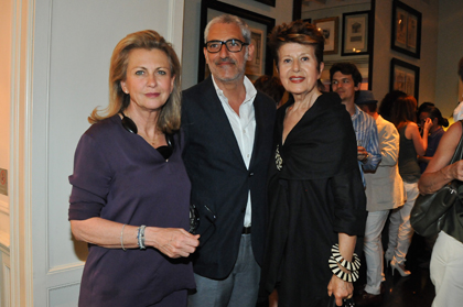 Alessandra and Franco Mariotti, Anna Federici
