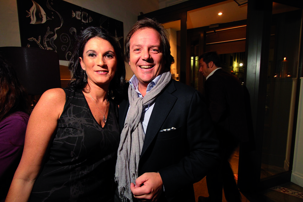 PRESSPHOTO. Firenze, ristorante La Baraonda. Nella foto  Massimo Nocera e Claudia Innocenti