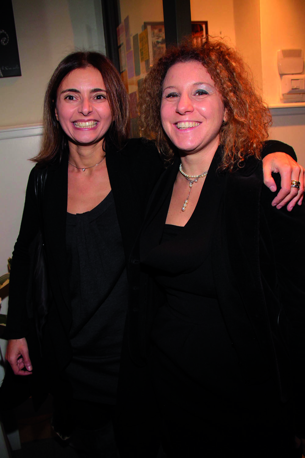 PRESSPHOTO. Firenze, ristorante La Baraonda. Nella foto Rita Anceschi e Eleonora Montenurro