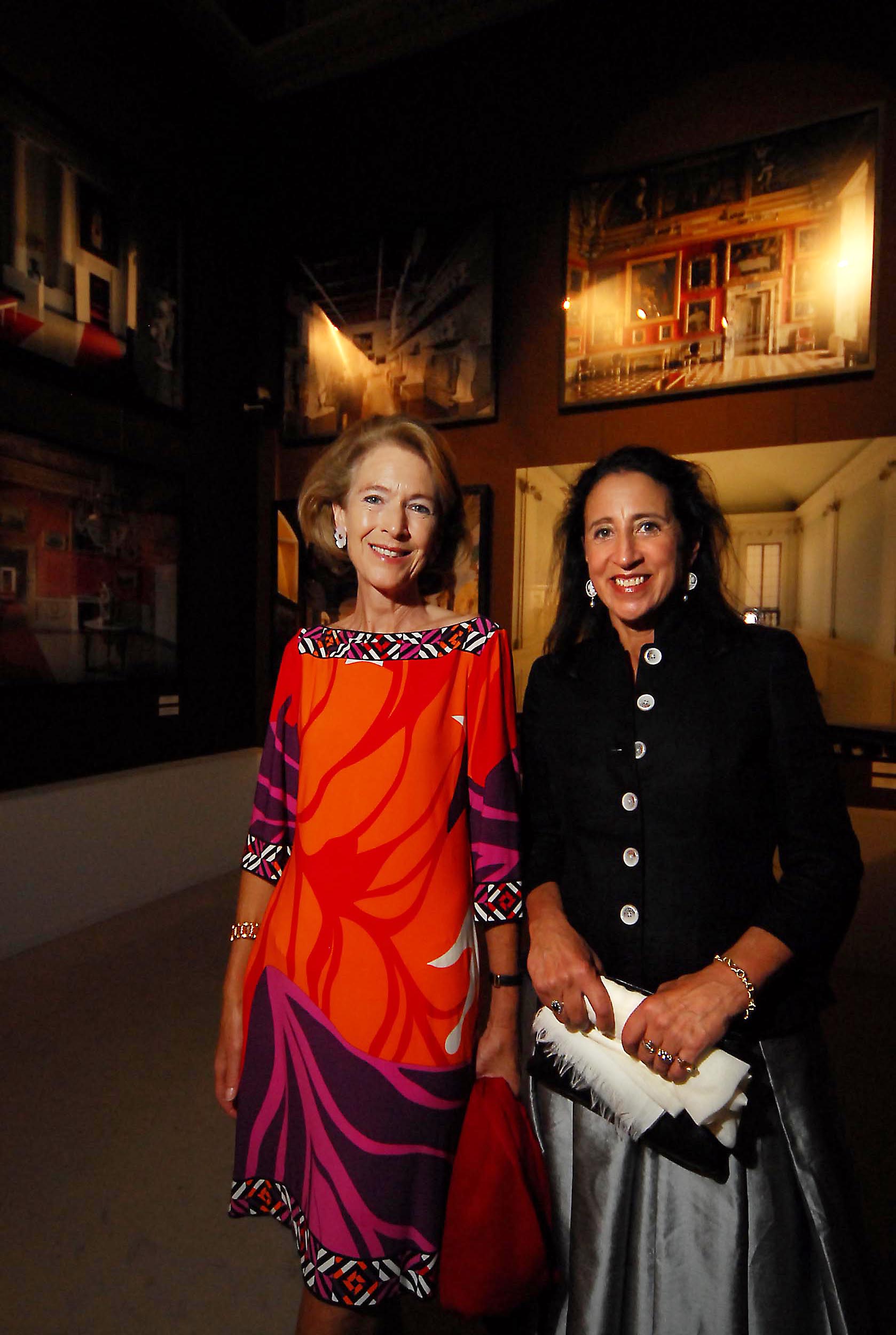 PRESSPHOTO  Firenze, Palazzo Pitti Galleria Palatina, mostra fotografica di Massimo Listri. Nella foto Heather Jeltes e Elsbeth Van Tets