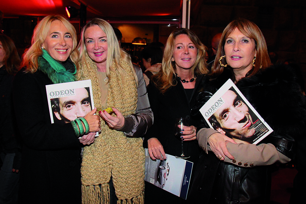 PRESSPHOTO. Firenze, Odeon Bistro, 50 giorni di cinema. Nella foto Antonella Romani, Barbara Bindi, Micaela Frumento e Stefania Boni