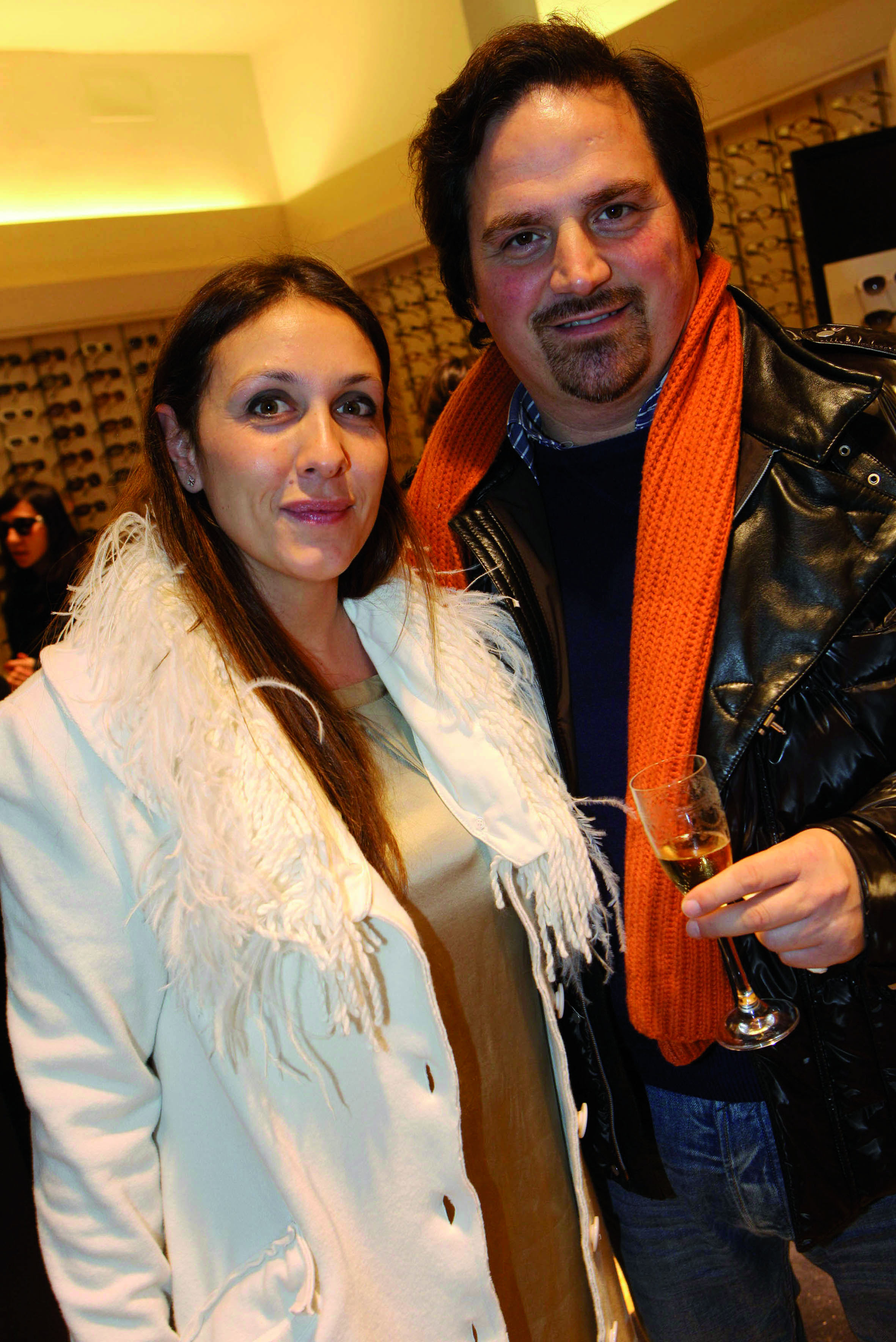 Paolo e benedetta Luccioli
pressphoto-Firenze Magazine  presentazione collezzione occhiali Chanel all'ottica Fontani