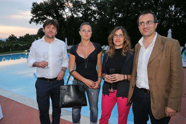 Giovanni Bettarini, Susanna Chiellini, Erika Calvani e Marco Talluri
