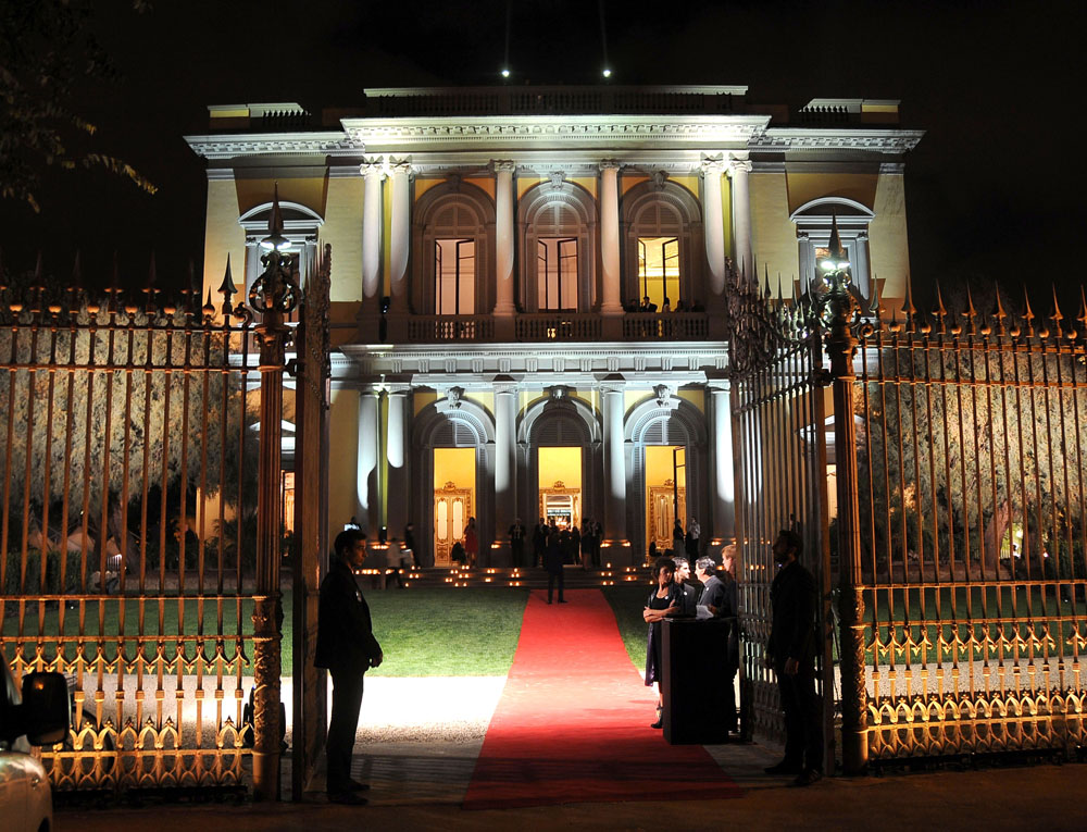 PRESSPHOTO  INAUGURAZIONE VILLA FAVARD NUOVA SEDE DEL POLIMODA. - Foto di Umberto Visintini/New Press Photo  