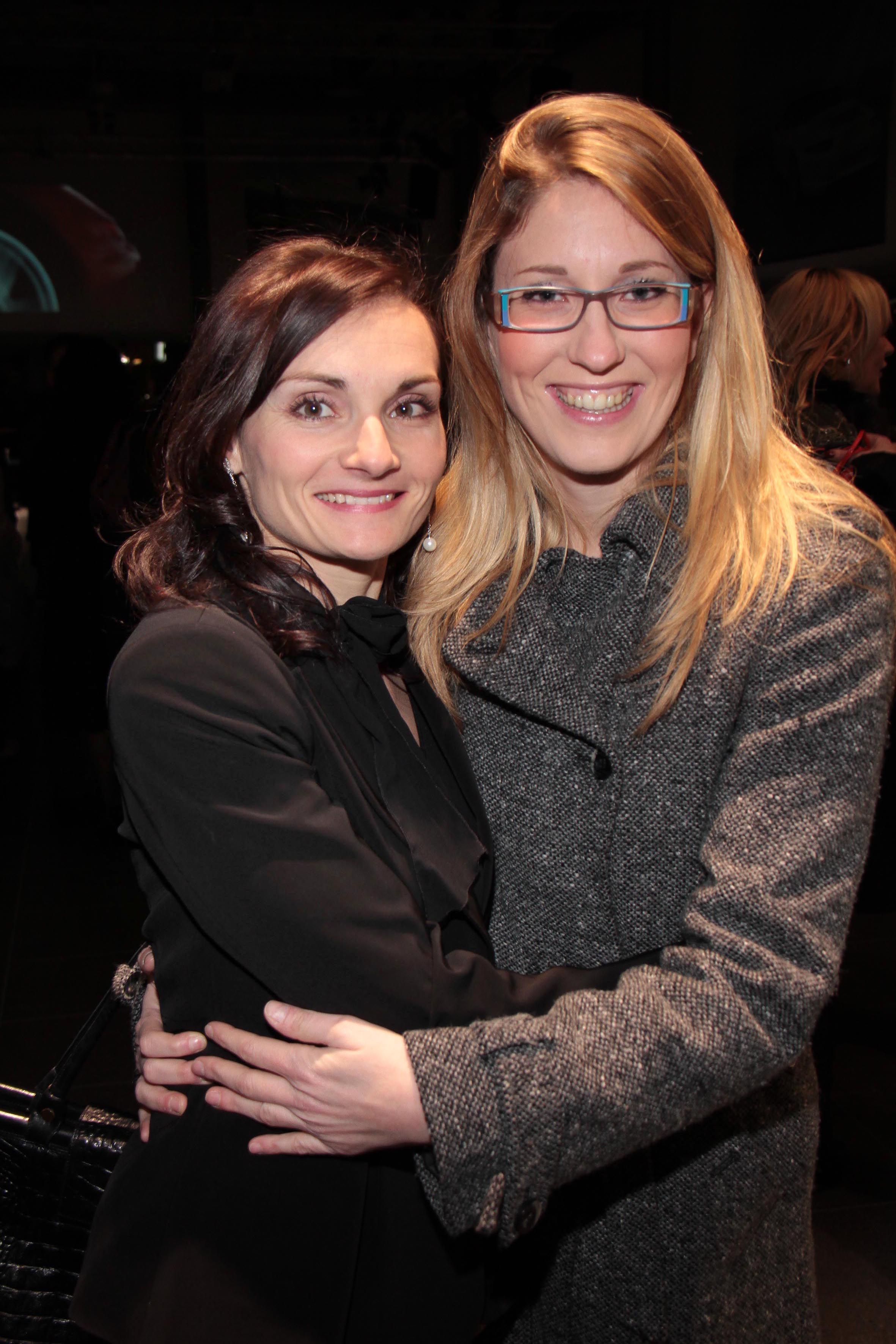 PRESSPHOTO Firenze, Centro Porsche Firenze, presentazione nuova Carrera 911 S. Nella foto  Karin Matscher e Ilaria Calamandrei 
Giuseppe Cabras/New Press Photo