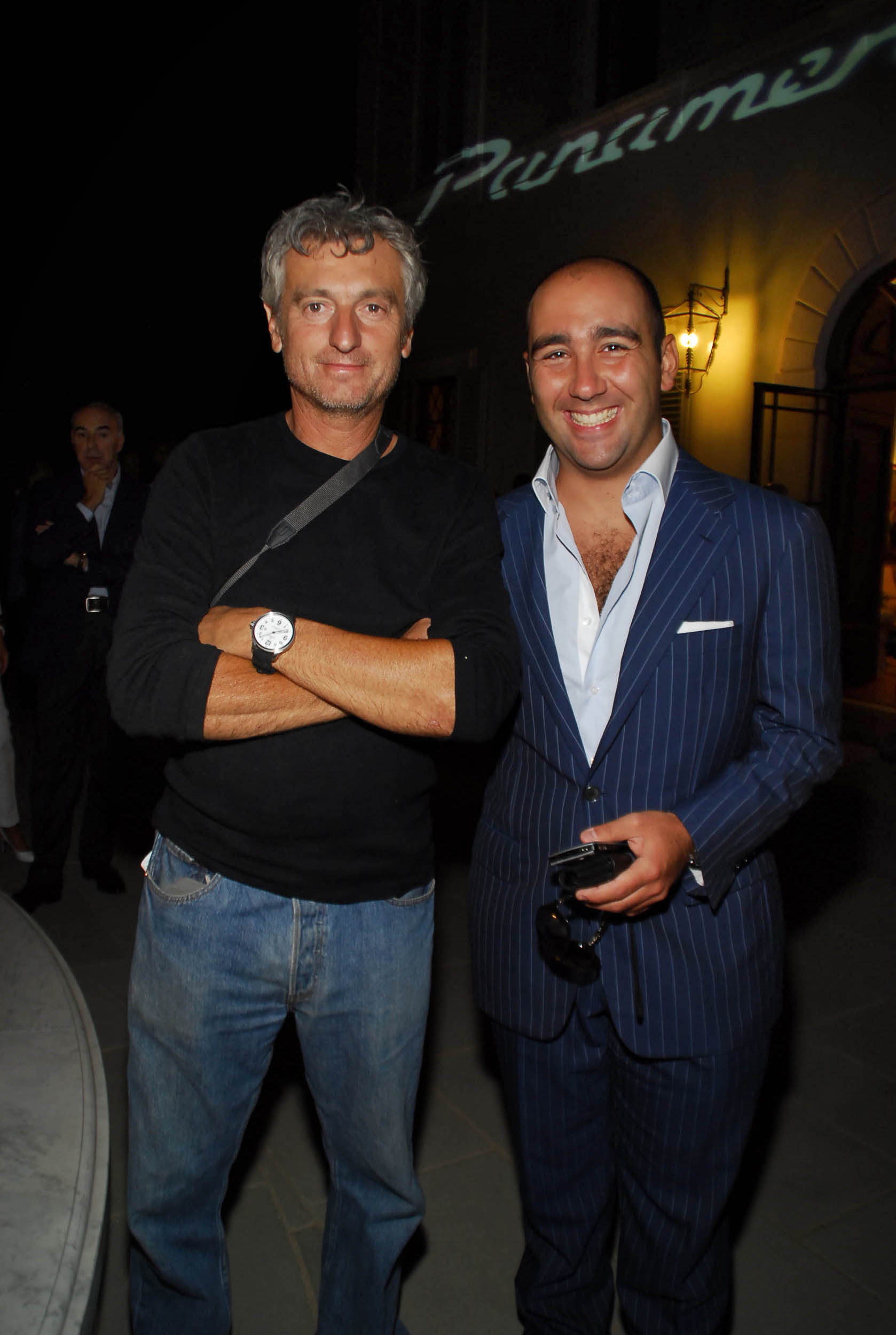 PRESSPHOTO  Firenze, Resort Villa Olmi, presentazione Porsche Panamera. Nella foto Filippo Ricci con Fabrizio della ditta Omikron