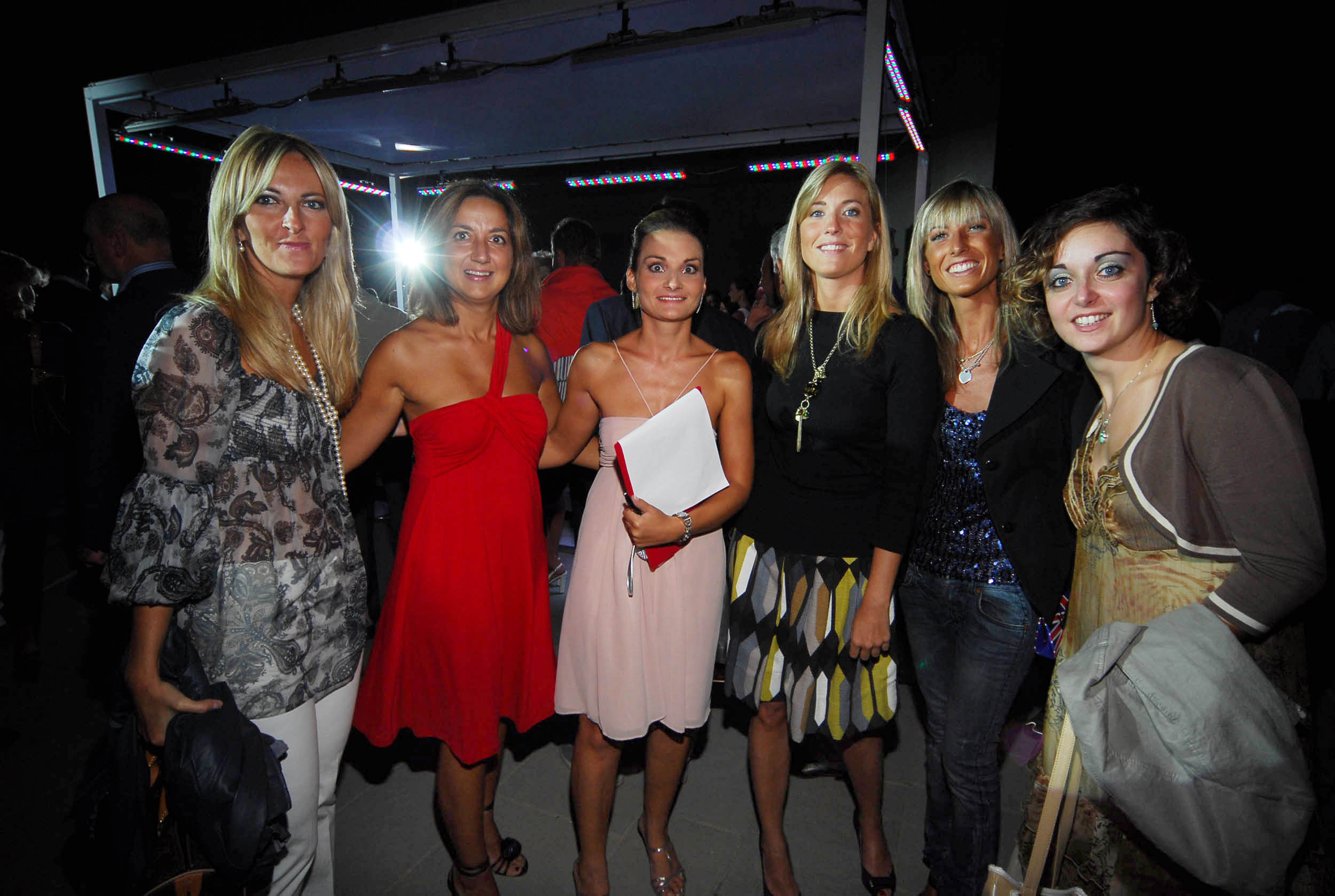 PRESSPHOTO  Firenze, Resort Villa Olmi, presentazione Porsche Panamera. Nella foto Karin Matscher e amiche