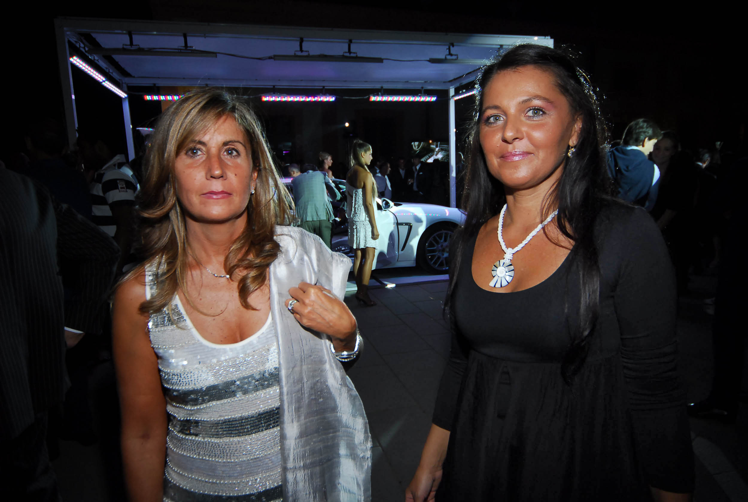 PRESSPHOTO  Firenze, Resort Villa Olmi, presentazione Porsche Panamera. Nella foto Sandra Mecacci e Mariana Opris