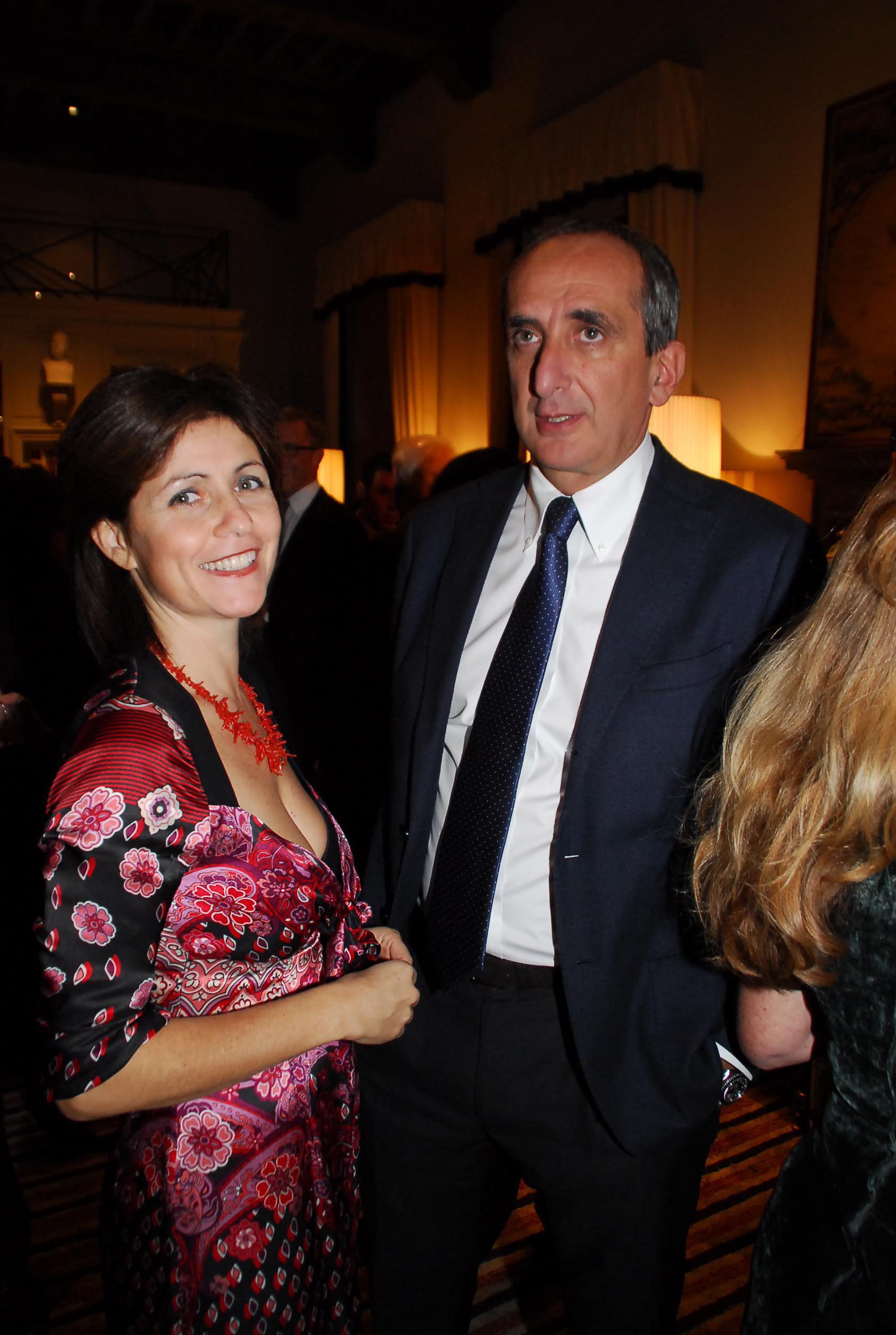 PRESSPHOTO Firenze, Cinema Odeon, Renzi assegna il Fiorino d'oro a Charles Aznavour, segue cena di gala a Palazzo Tornabuoni. In foto Giorgio Van Straten