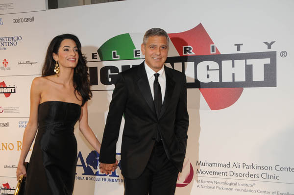 Amal Alamuddin and George Clooney
