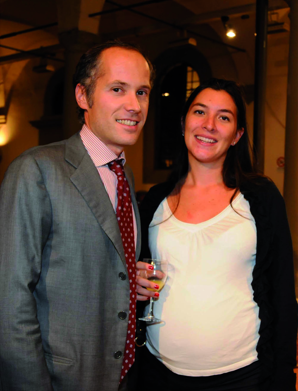 Pressphoto, Firenze Magazine, Serata Piccini al Convitto della Calza,:  Manfredi e Alessandra Olivetti Rason