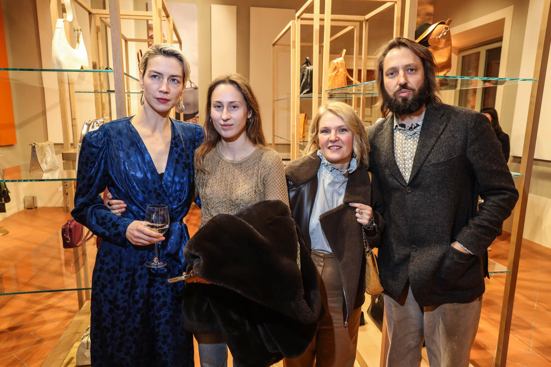 Anna Shpilko, Alina Malova, Gioconda Rafanelli e August Kaciuruba