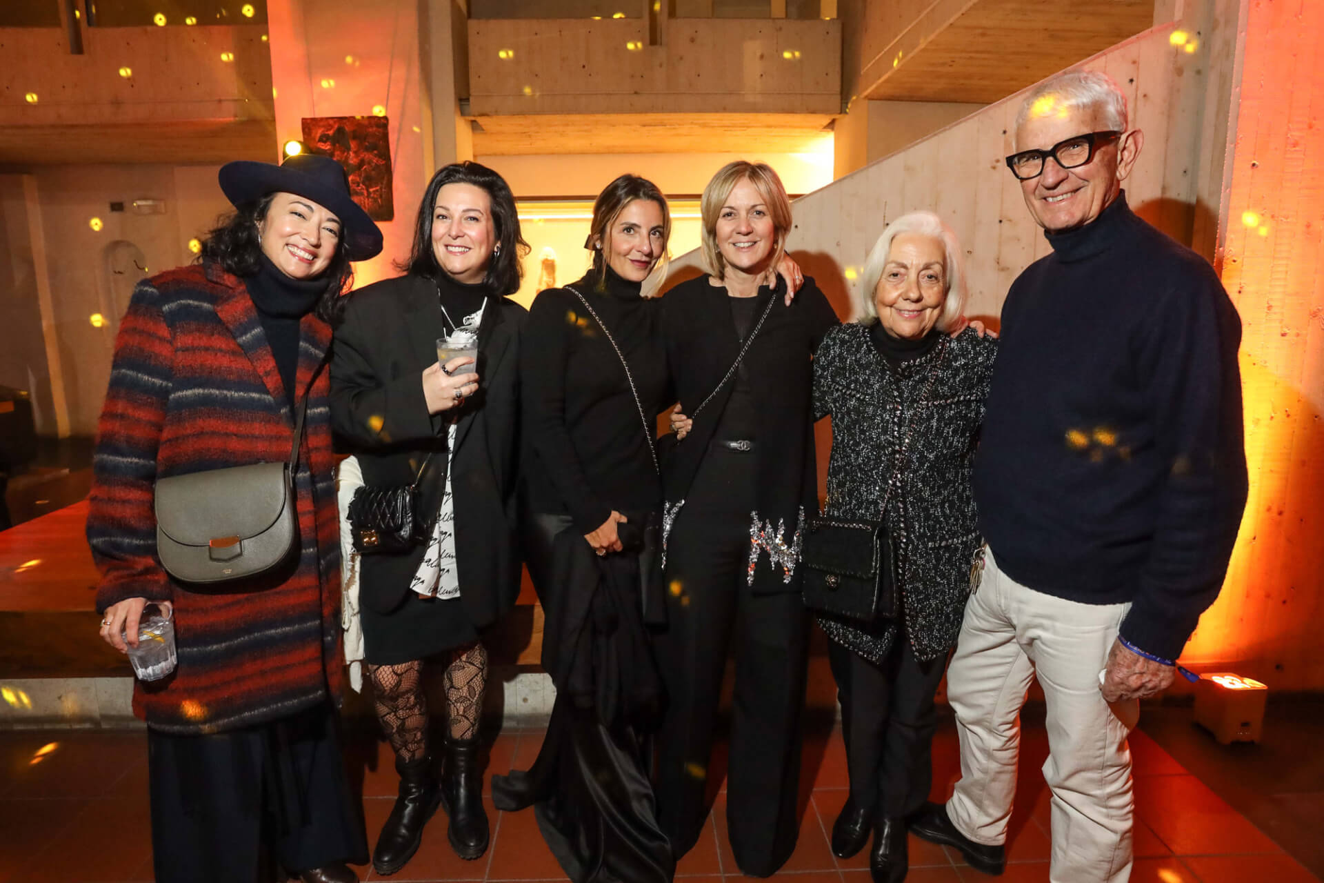 Panthea Tassi, Martina Sartor, Monica Sarti, Francesca D'Elia, Franca and Lorenzo Pinzauti