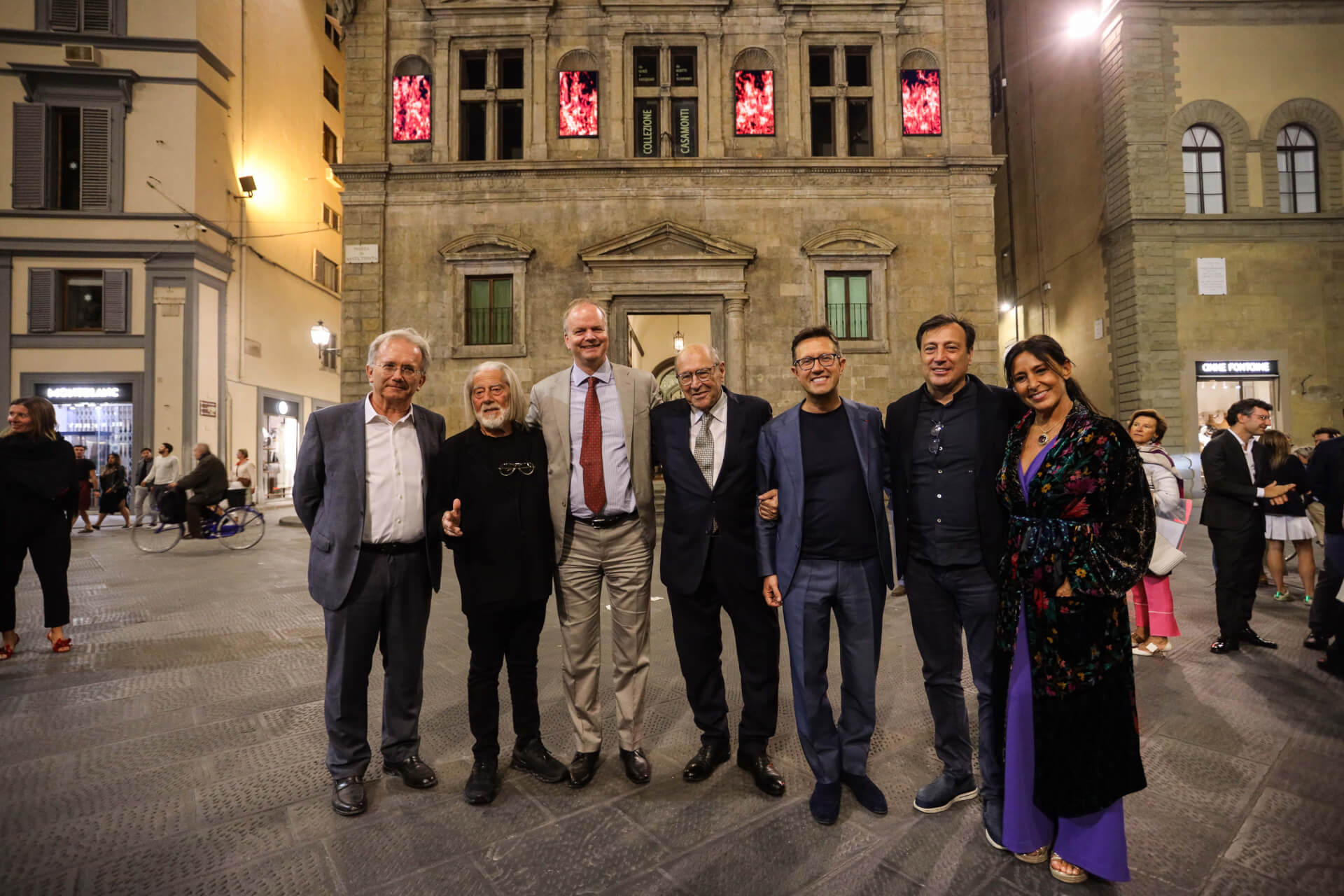 Andrea Pessina, Fabrizio Plessi, Eike Schmidt, Roberto Casamonti, Dario Nardella, Marco e Ursula Casamonti