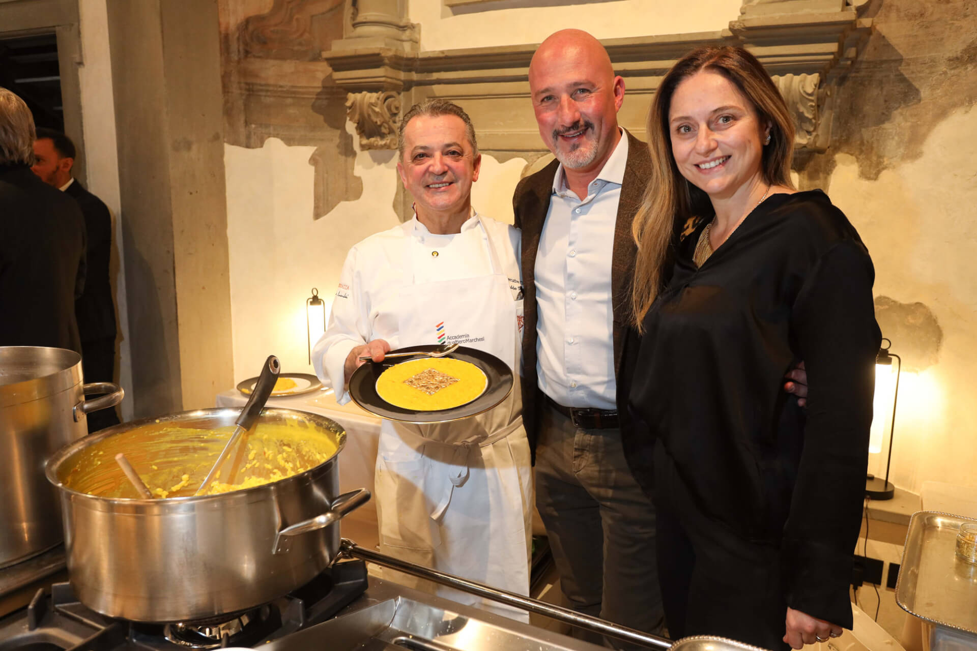 Osvaldo Presazzi, Bonaccorso and Benedetta Manetti


